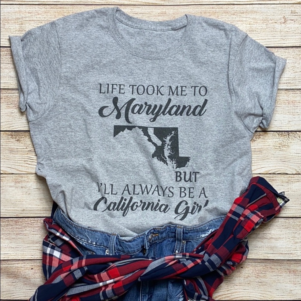 Maryland California Girl T-Shirt